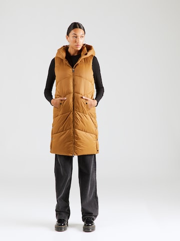 VERO MODA Bodywarmer 'UPPSALA' in Bruin: voorkant