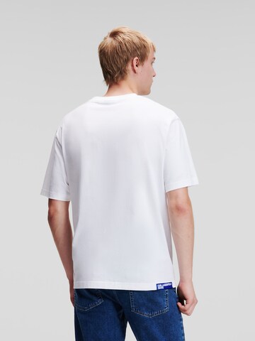 KARL LAGERFELD JEANS T-shirt i vit