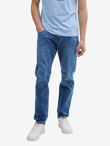 mėlyna TOM TAILOR DENIM Prigludęs Džinsai 'PIERS': priekis