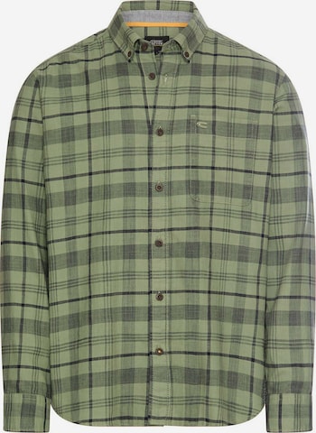 CAMEL ACTIVE - Regular Fit Camisa em verde: frente