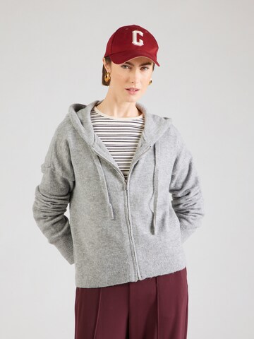 ONLY Strickjacke 'ONLBELLA' in Grau: Vorderseite