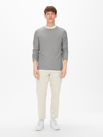 Only & Sons Regular fit Sweater 'Dextor' in Grey