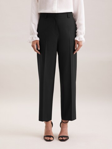 Regular Pantalon chino SEIDENSTICKER en noir : devant