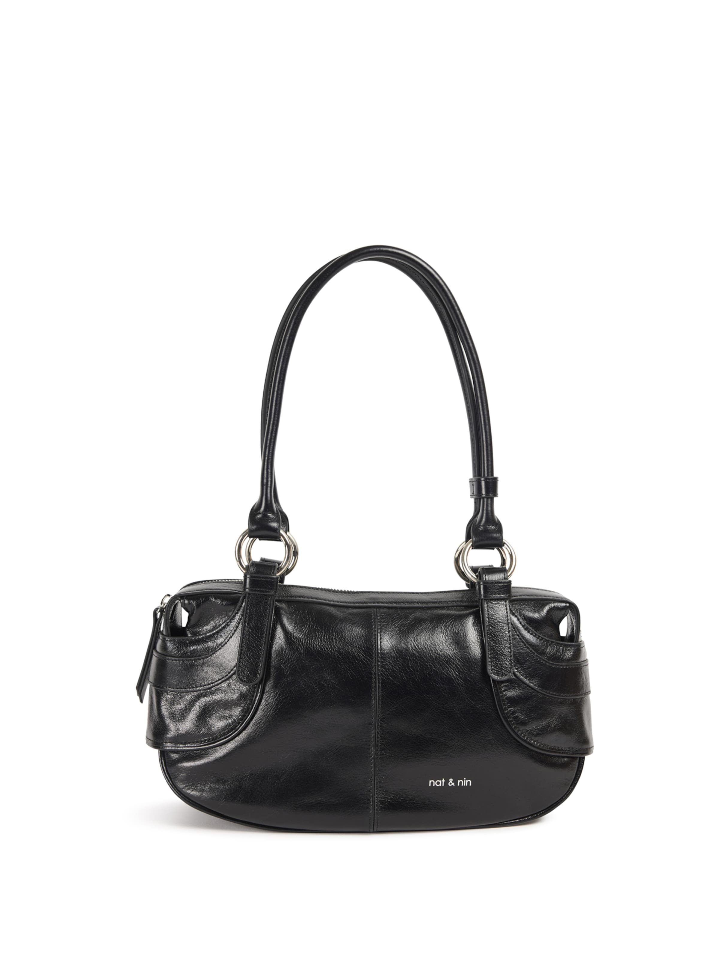 Nat&Nin Håndtaske ' NELLY ' i sort: forside