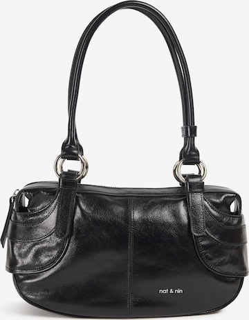 Nat&Nin Käsilaukku ' NELLY ' värissä musta: etupuoli