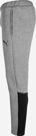 Effilé Pantalon de sport 'Team Cup' PUMA en gris
