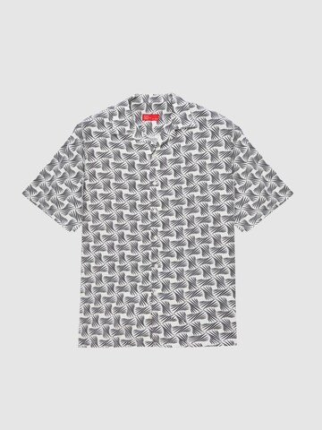 D’S Damat Comfort fit Button Up Shirt in White