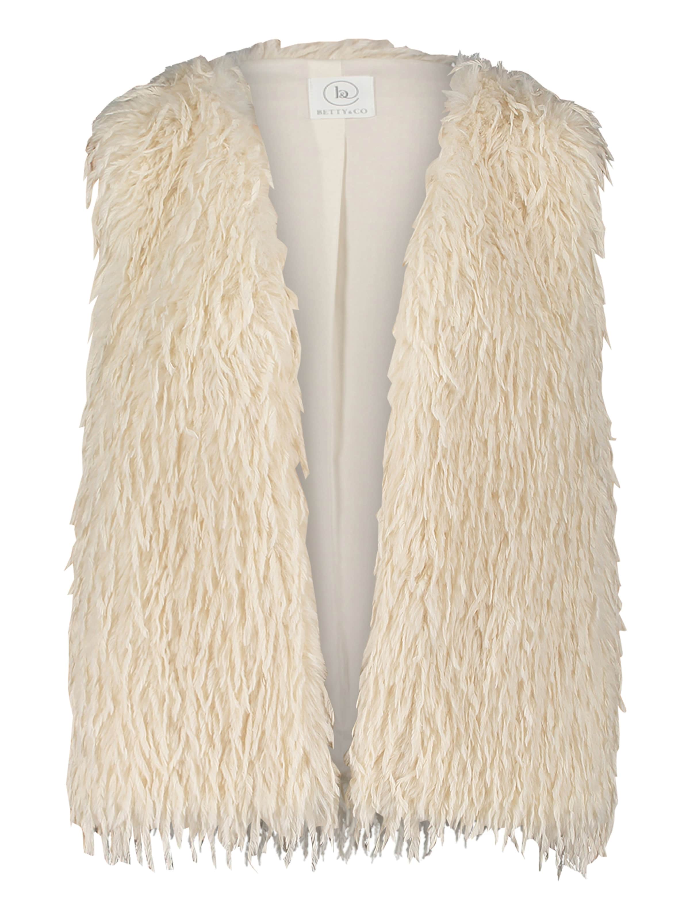 Gilet di Betty & Co in beige: frontale