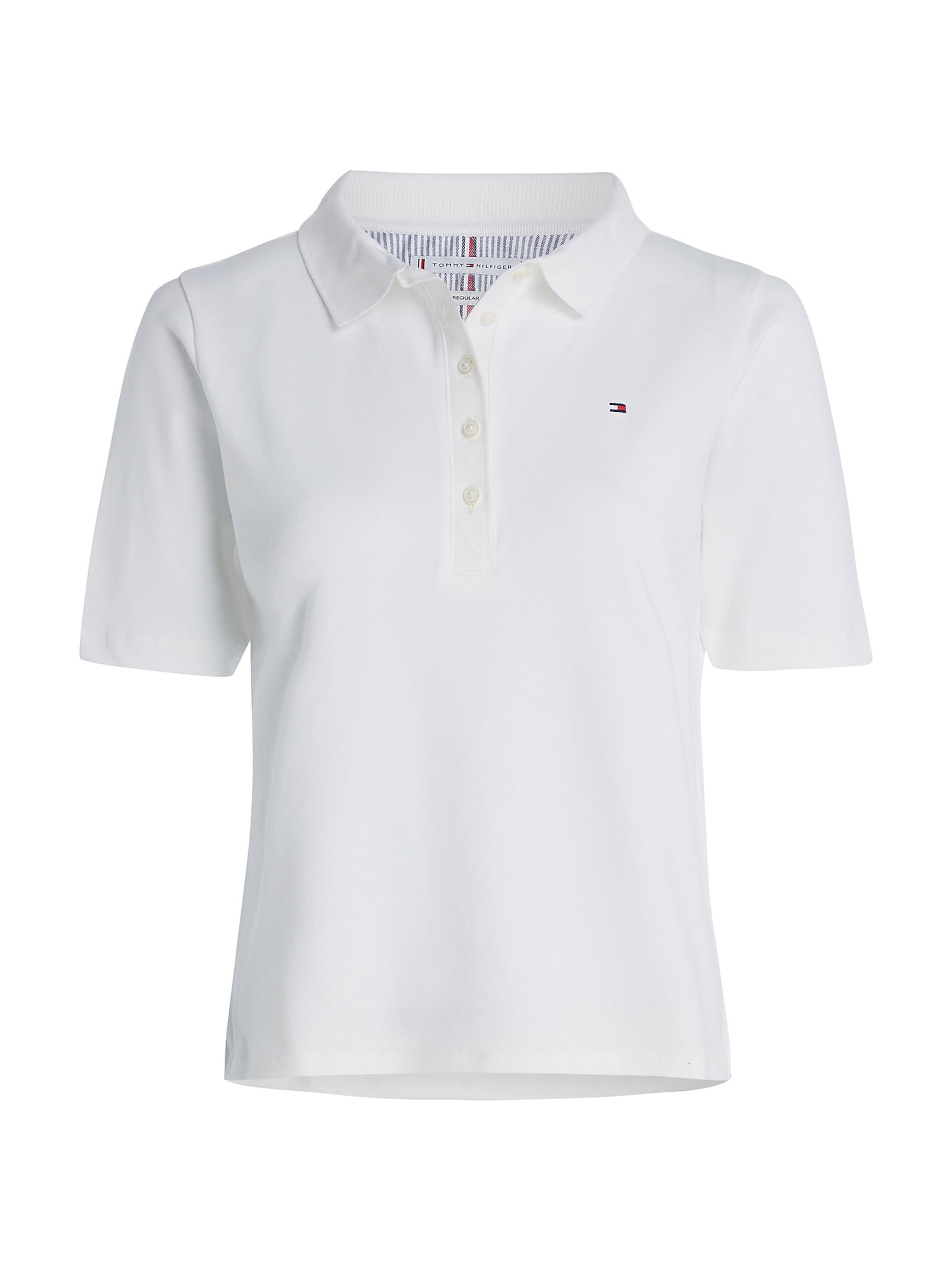 Tommy Hilfiger Curve Poloshirt '1985 Collection' in Beige: Vorderseite