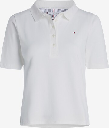 T-shirt '1985 Collection' Tommy Hilfiger Curve en beige : devant