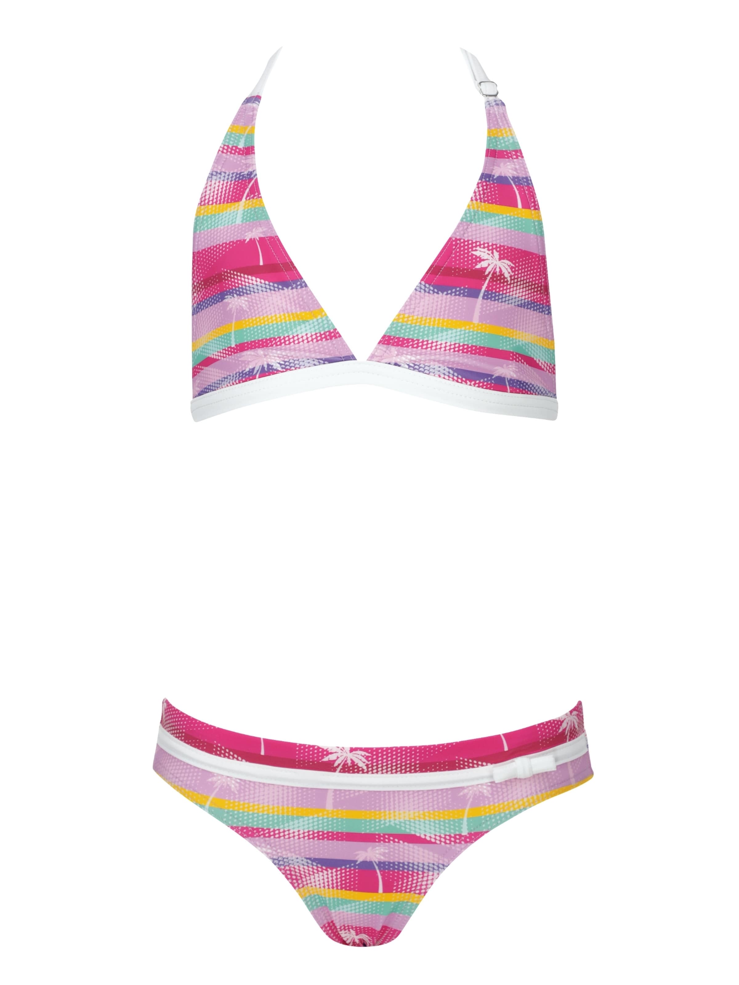 OLYMPIA Triangle Bikini in Pink: front