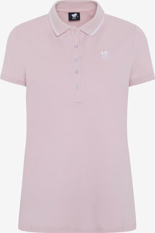 Polo Sylt Shirt in Pink: front
