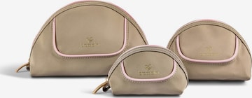 Trousse de maquillage 'Milly' Braccialini en beige : devant