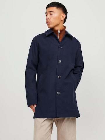 JACK & JONES Ανοιξιάτικο και φθινοπωρινό παλτό 'ZAC' σε μπλε: μπροστά