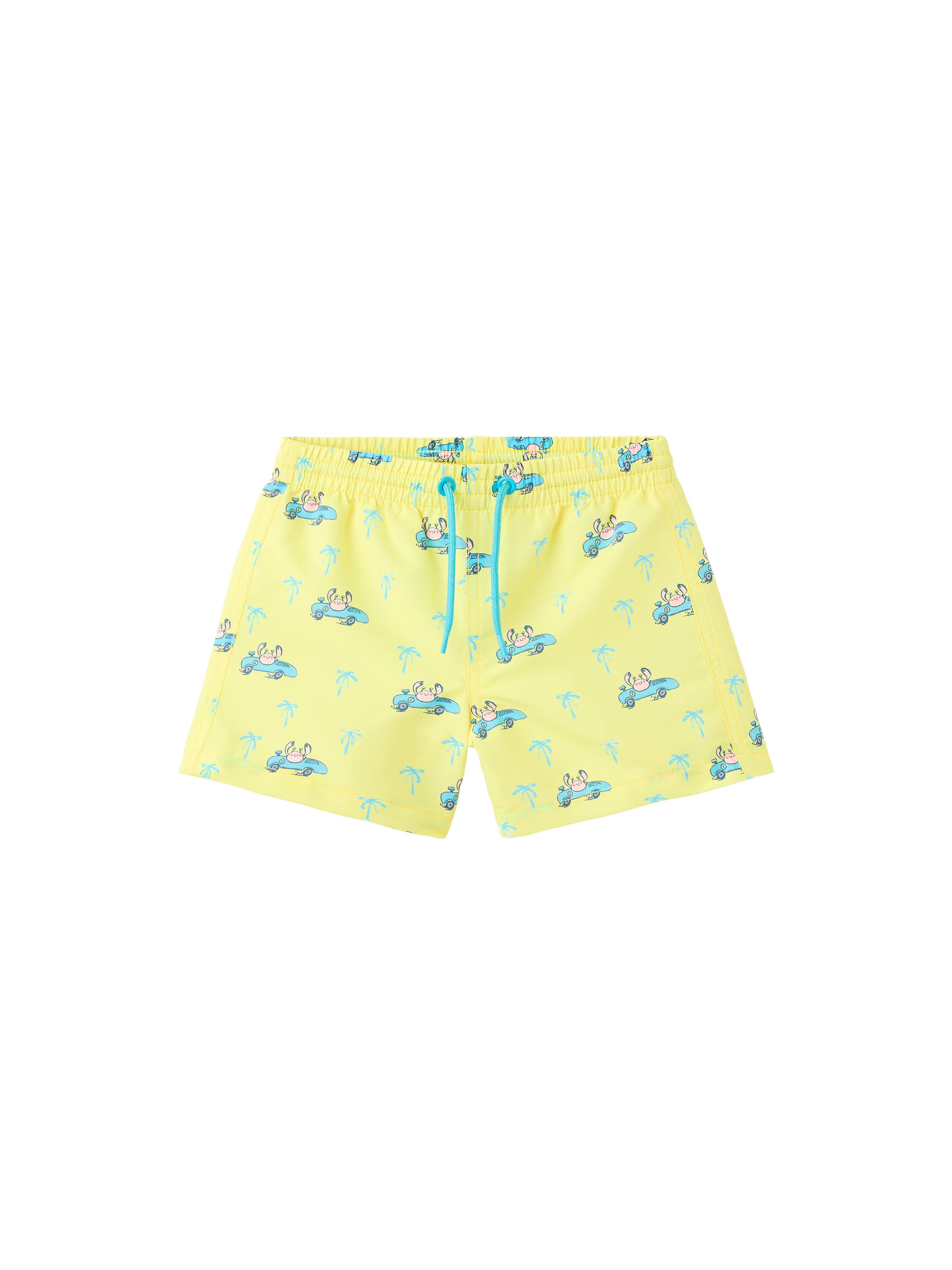 Shorts de bain 'CANGREJO' MANGO KIDS en jaune : devant