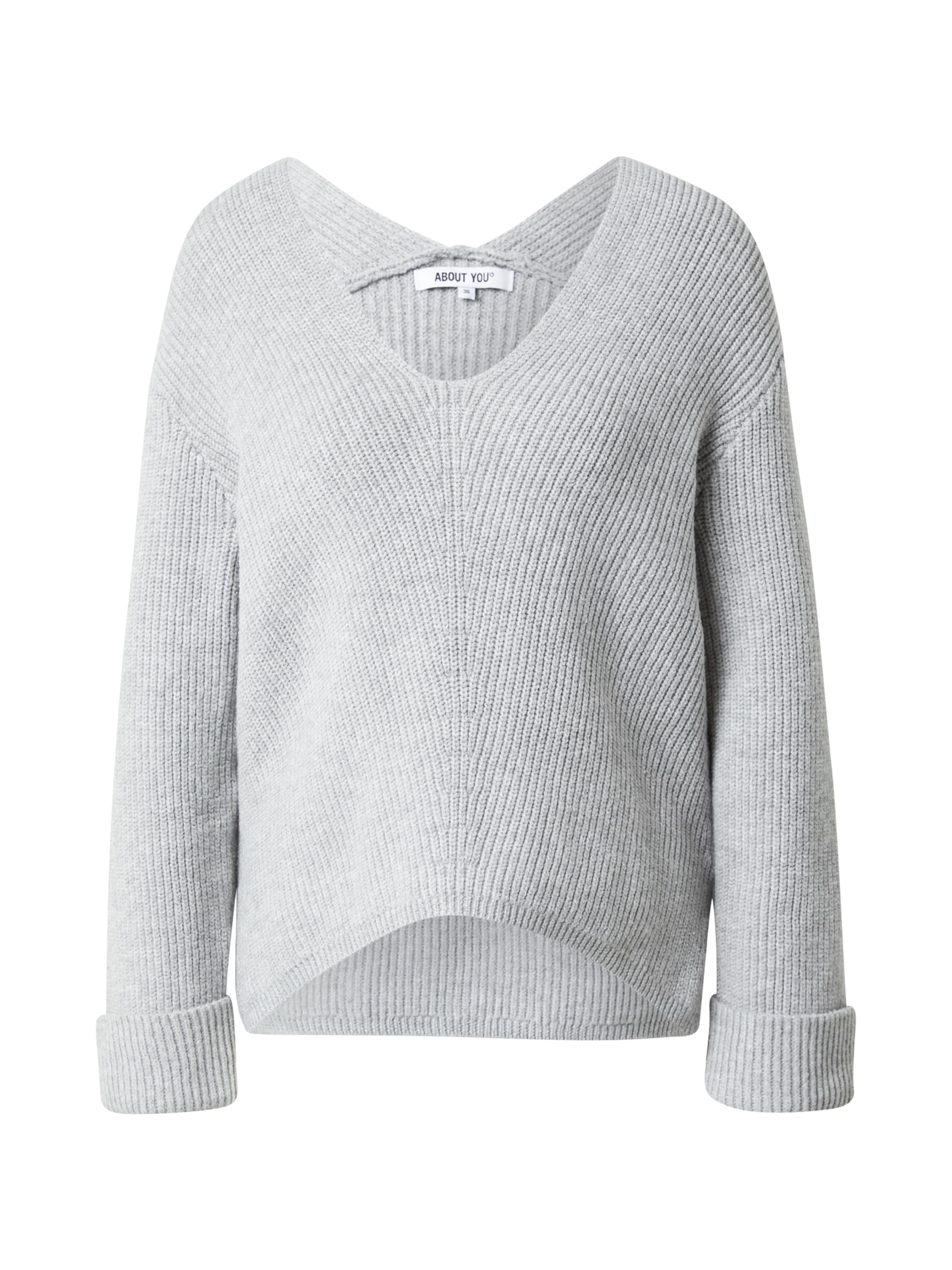 ABOUT YOU Pullover 'Tamara' in Grau: Vorderseite