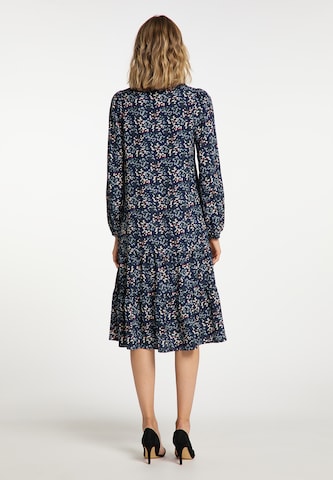 Usha Shirt Dress in Blue