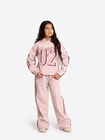 Solang Freizeitanzug sportlich moderner Tracksuit in Pink: Vorderseite