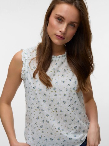 VERO MODA Bluza 'VMTrine' | bela barva: sprednja stran
