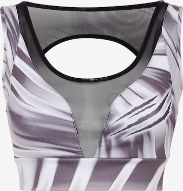 Plein Sport Sporttop 'Scratch' in Weiß: Vorderseite