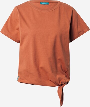 T-shirt Tranquillo en orange : devant