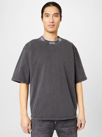 DIESEL T-Shirt 'VOLKOVER' in Schwarz: Vorderseite
