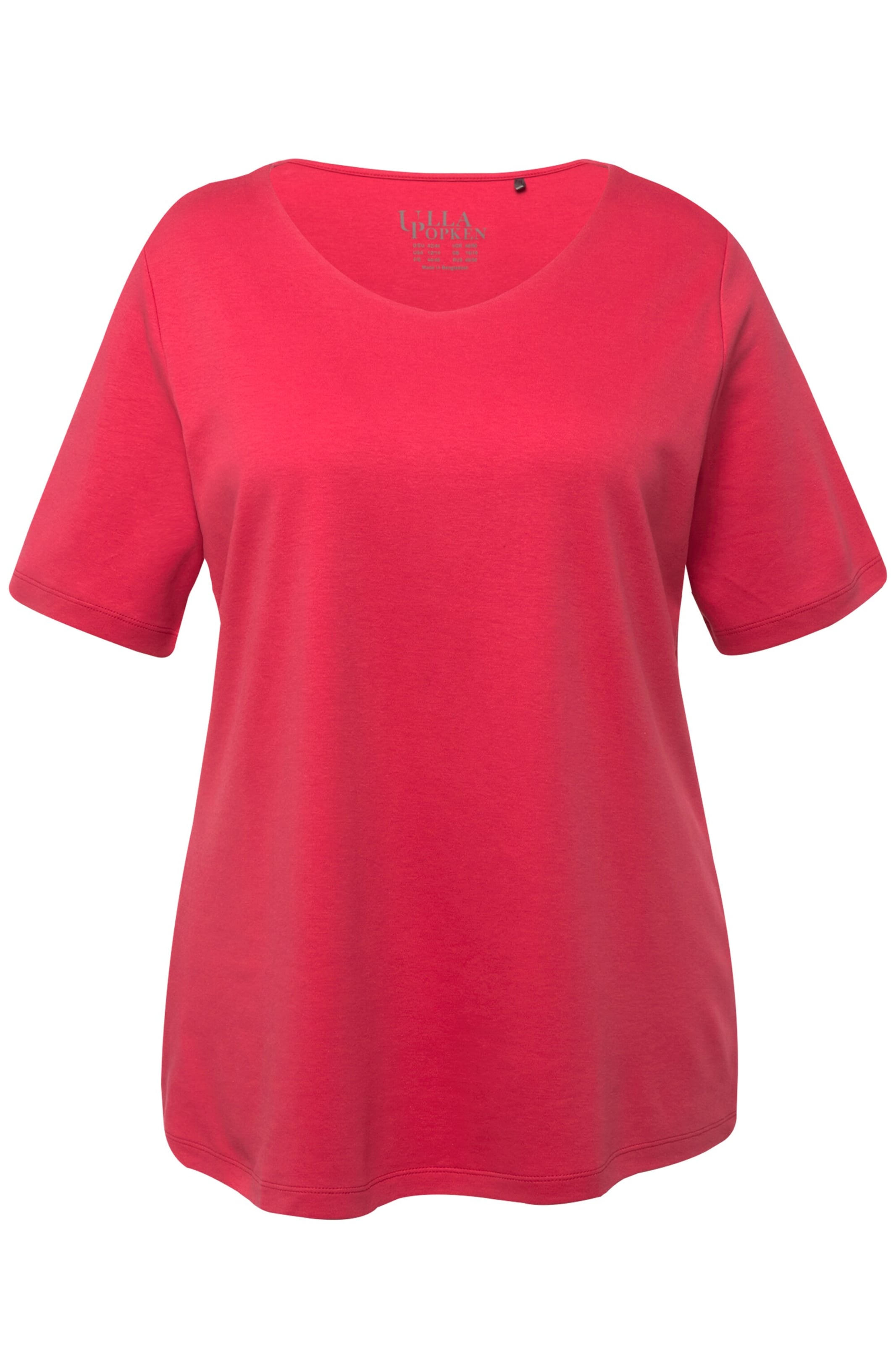 Ulla Popken Shirt in Rot: Vorderseite