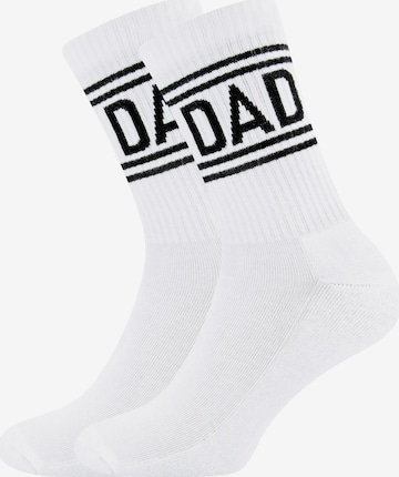Chaussettes 'DAD' EWERS en blanc : devant
