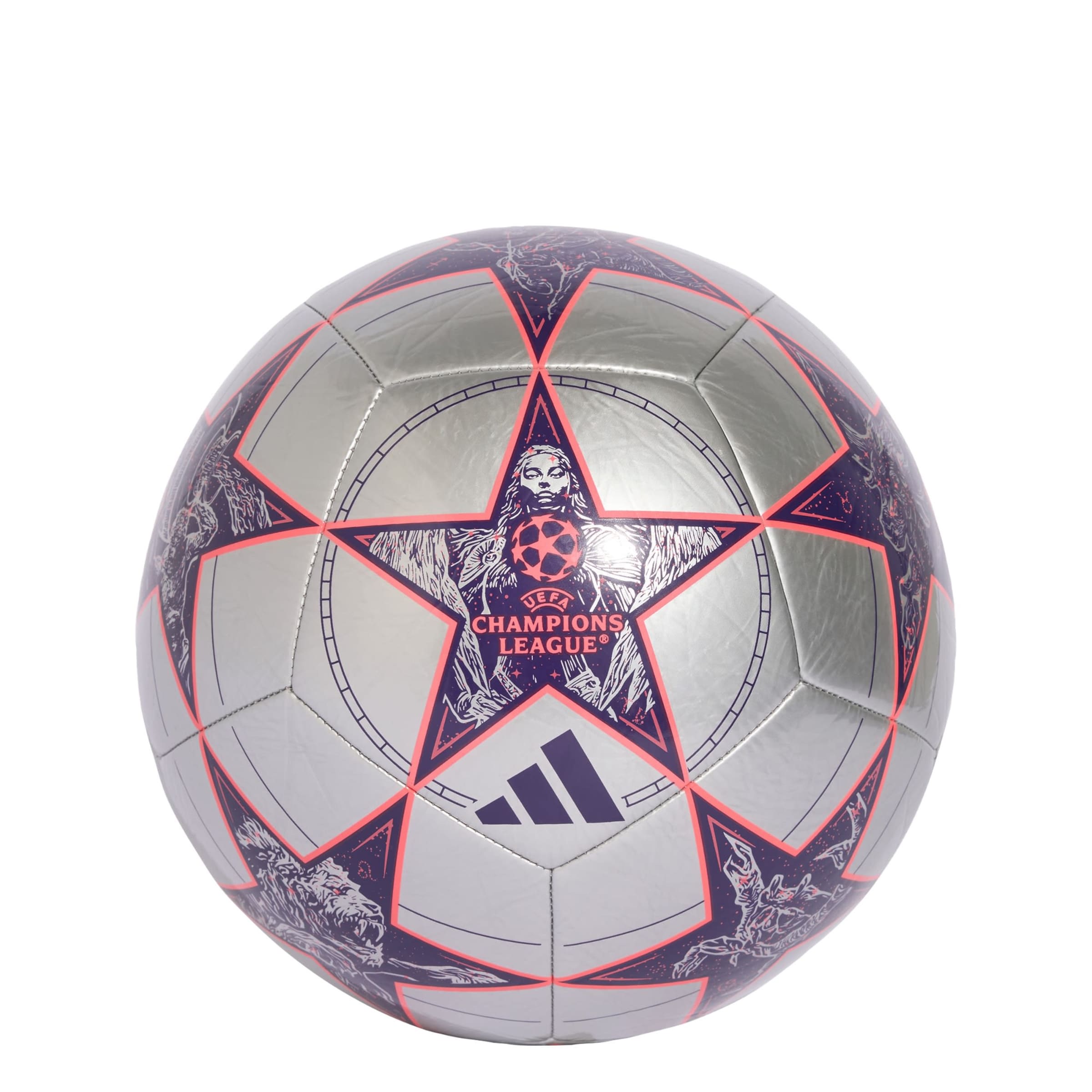ADIDAS PERFORMANCE Ball 'UCL Club 25/26 League Stage' in Silber: Vorderseite