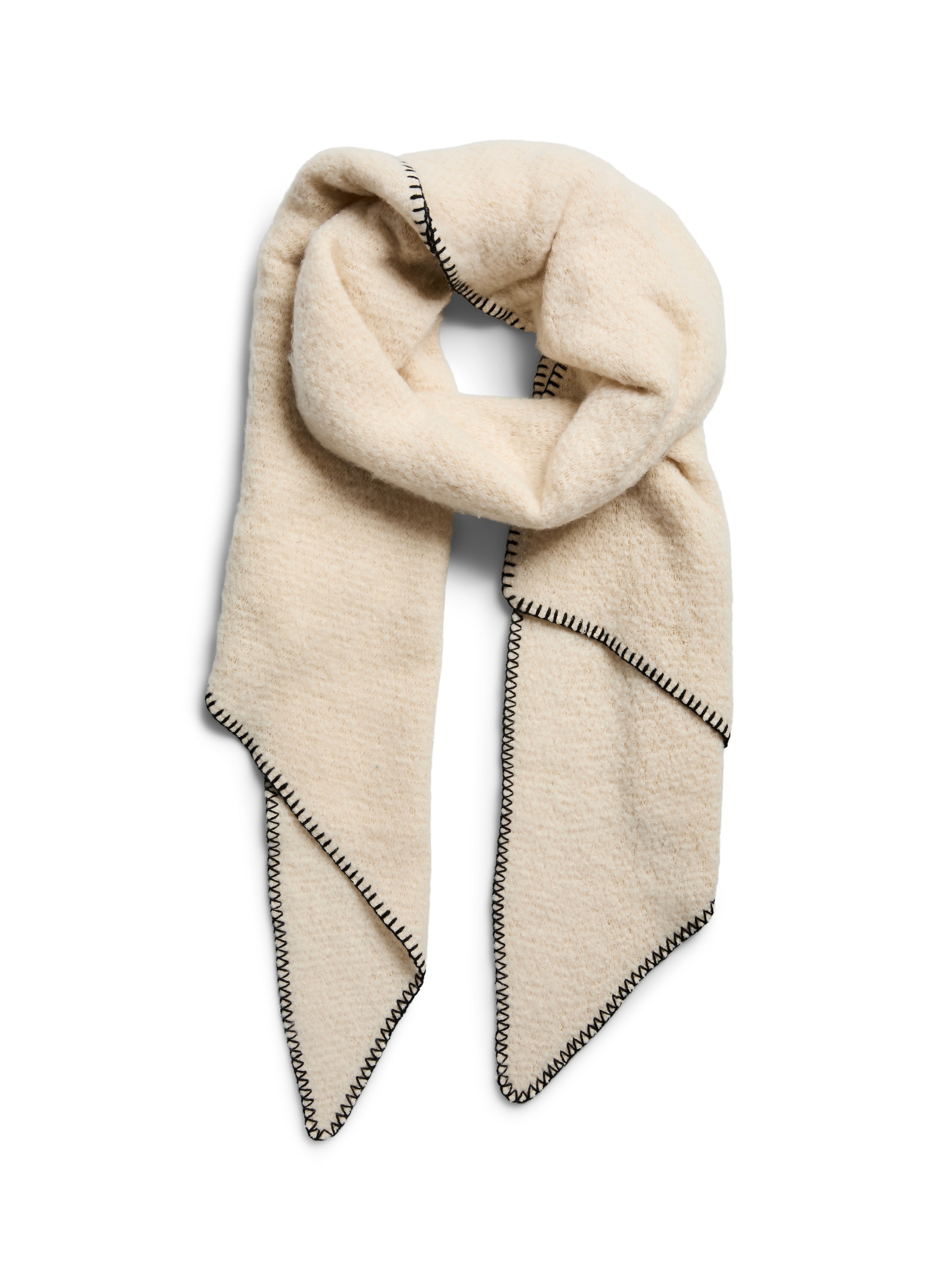 PIECES Scarf 'PCPyron' in White: front