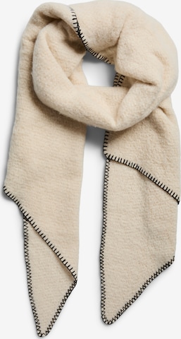 PIECES Scarf 'PCPyron' in White: front