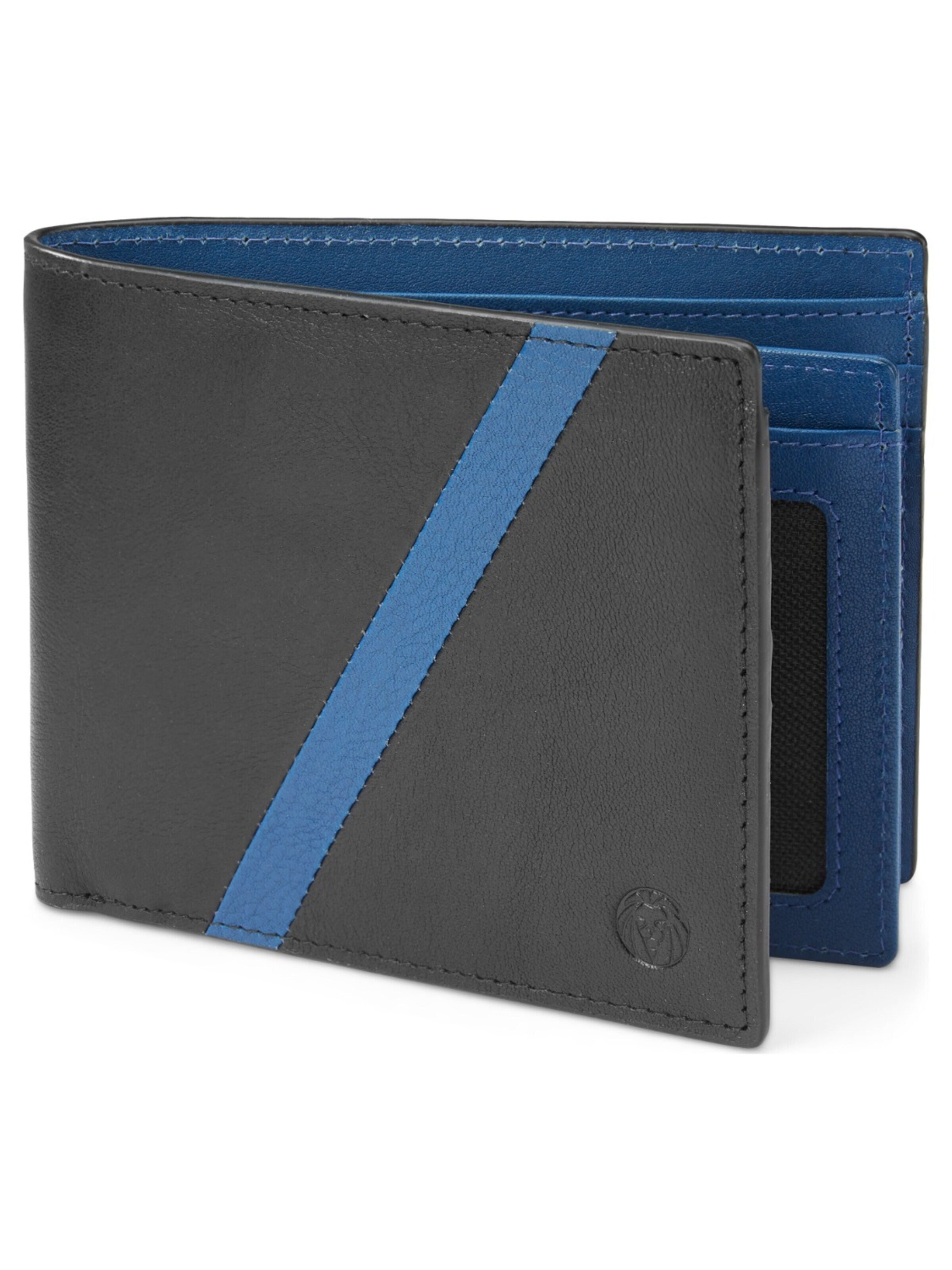 Lucleon Wallet 'Lind' in Blue: front