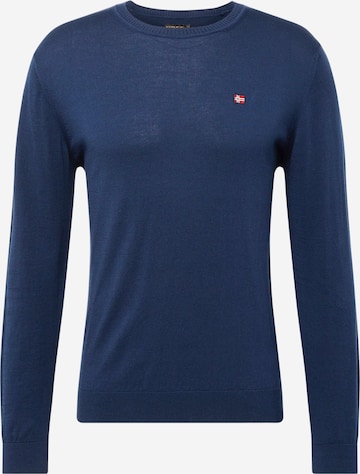 Pullover 'DECATUR 5' di NAPAPIJRI in blu: frontale