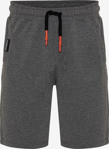 CIPO & BAXX Regular Pants in Grey: front