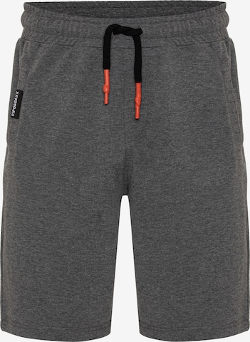 CIPO & BAXX Pants in Grey: front