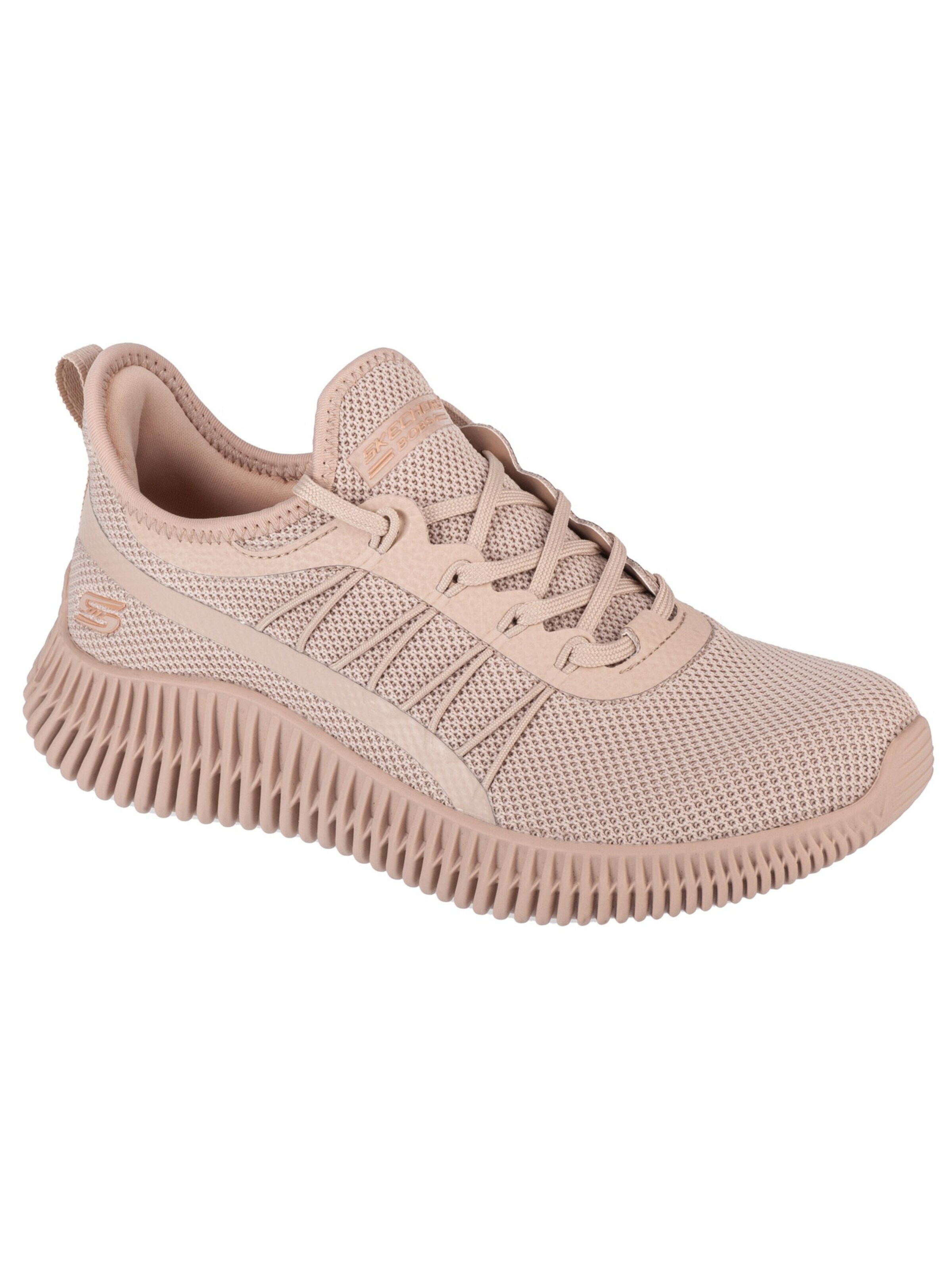 SKECHERS Sneakers laag 'Bobs Geo-New Aesthetics' in Beige: voorkant