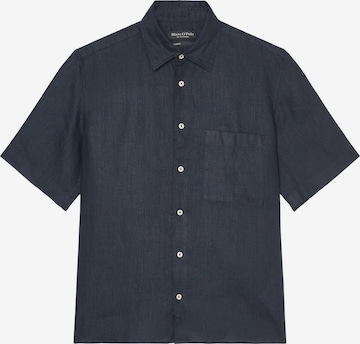 Marc O'Polo Button Up Shirt in Blue: front