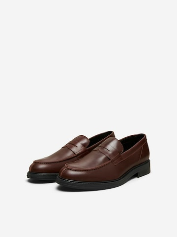 SELECTED HOMME Classic Flats in Brown