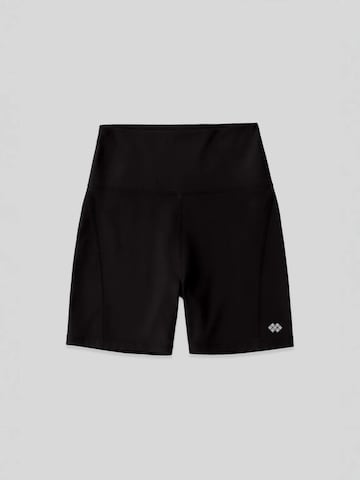 Tommy LifeSkinny Tajice 'Gamaschen' - crna boja: prednji dio