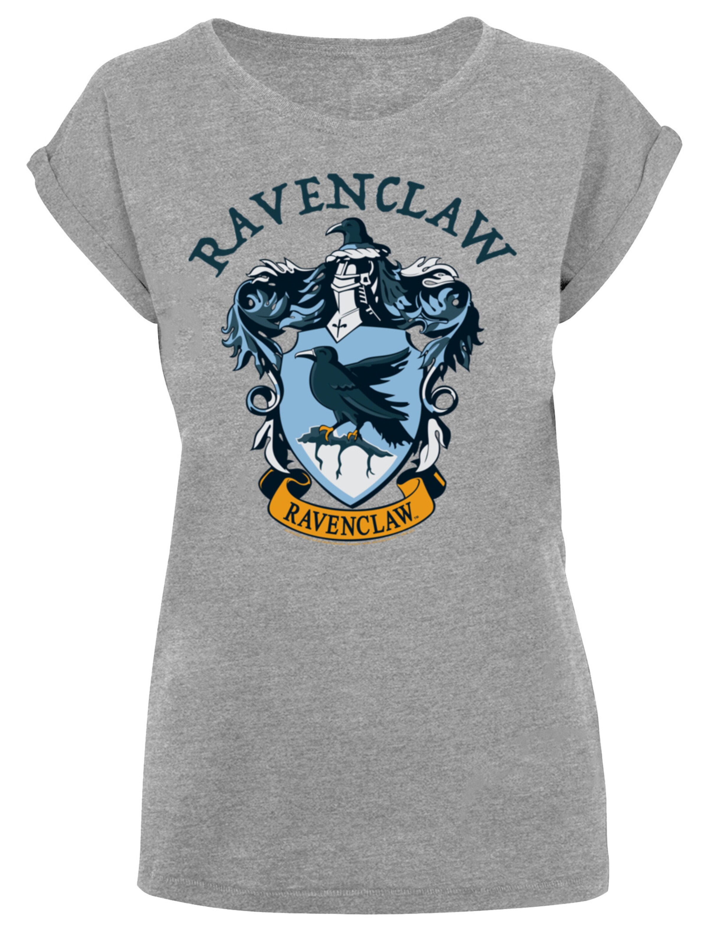 T-shirt 'Harry Potter Ravenclaw Crest' F4NT4STIC en gris : devant