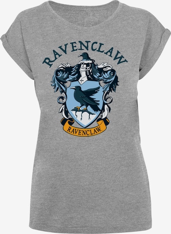 F4NT4STIC Shirt 'Harry Potter Ravenclaw Crest' in Grey: front