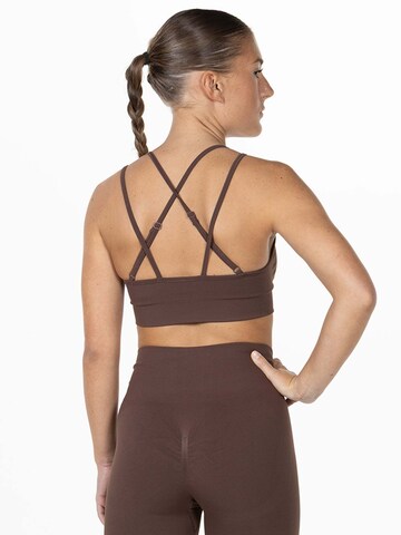 Divina Bustier Sport-BH 'Prime' in Braun