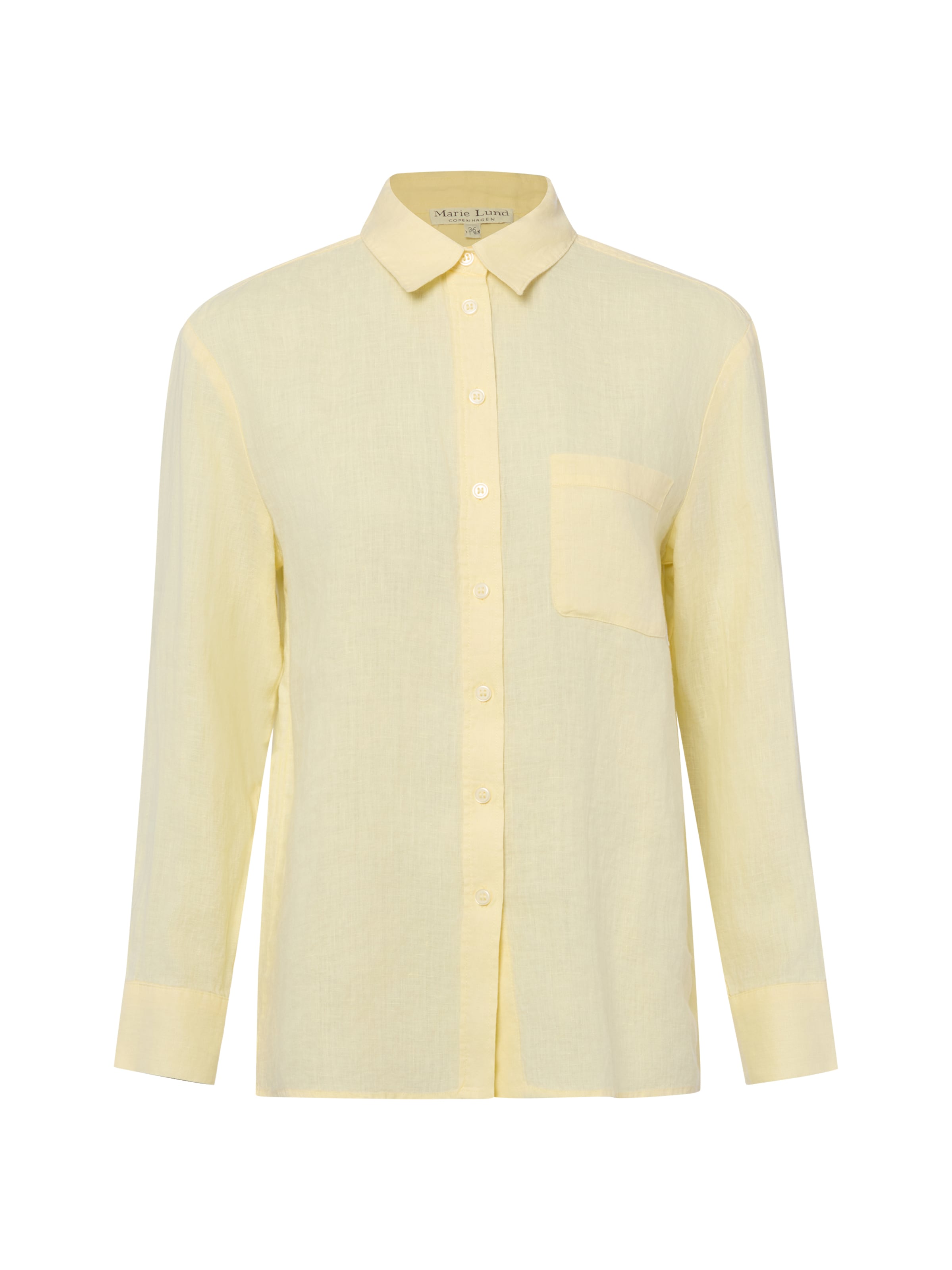 Marie Lund Blouse in Yellow: front