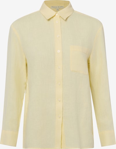 Marie Lund Leinenbluse in hellgelb, Produktansicht