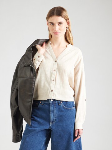 Chemisier 'VMBRITA' VERO MODA en beige : devant