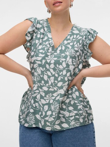 Chemisier 'VMCVera' Vero Moda Curve en vert