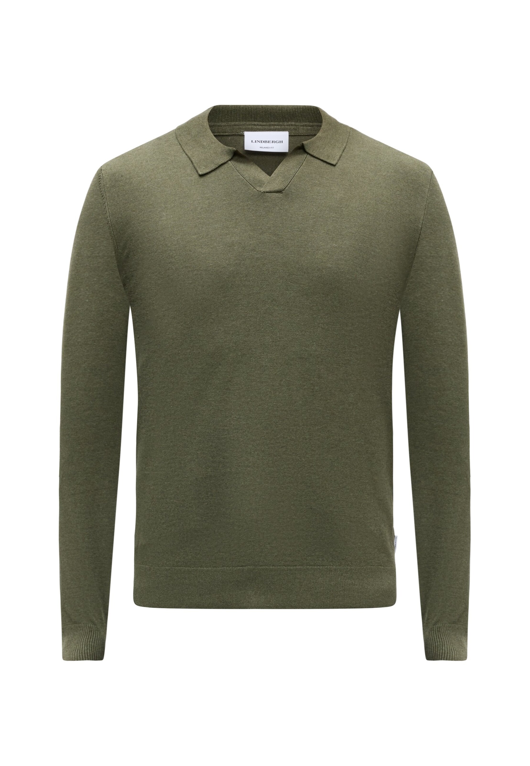 Lindbergh Pullover i S i oliven, Produktvisning