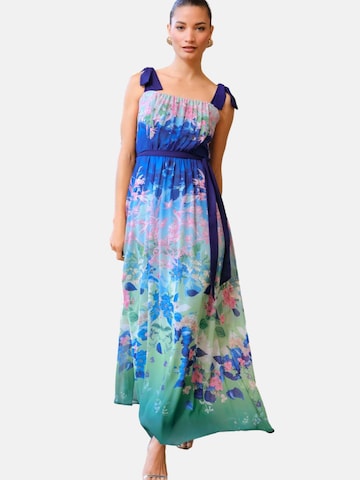 love & roses Avondjurk in Blauw: voorkant