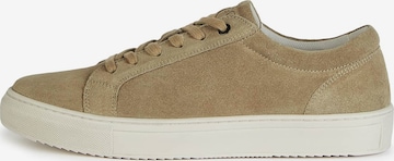 Boggi Milano Sneakers laag in Beige: voorkant