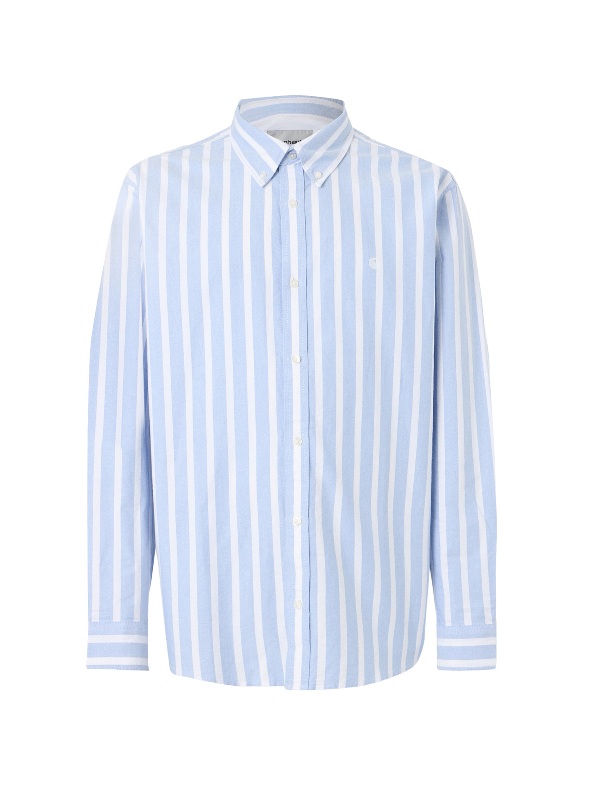 Carhartt WIP Hemd 'Deven' in hellblau / weiß, Produktansicht